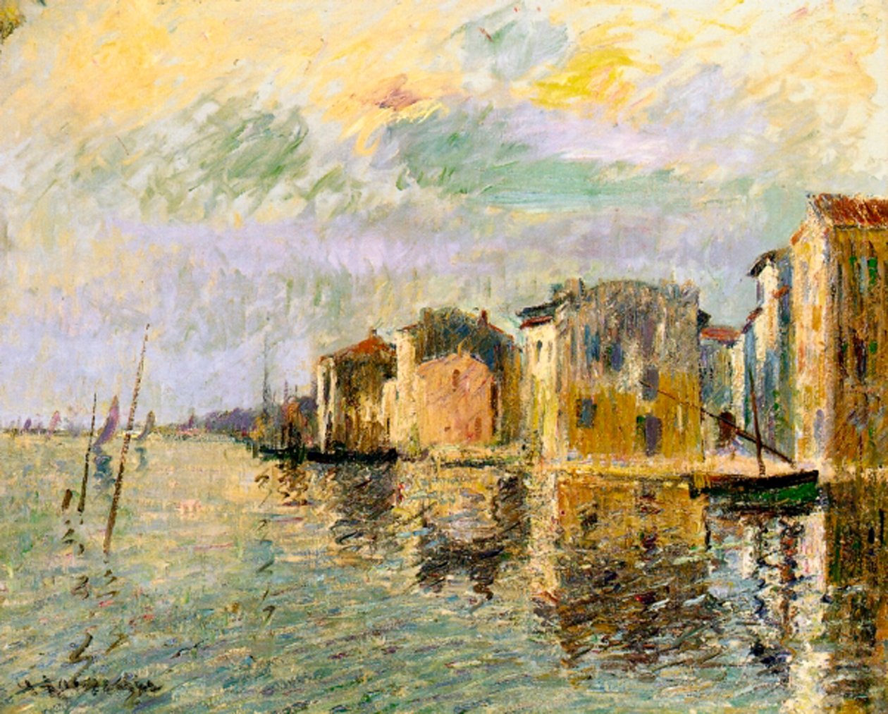 马丁格，法国南部，c.1903 作者 古斯塔夫·洛索（Gustave Loiseau）