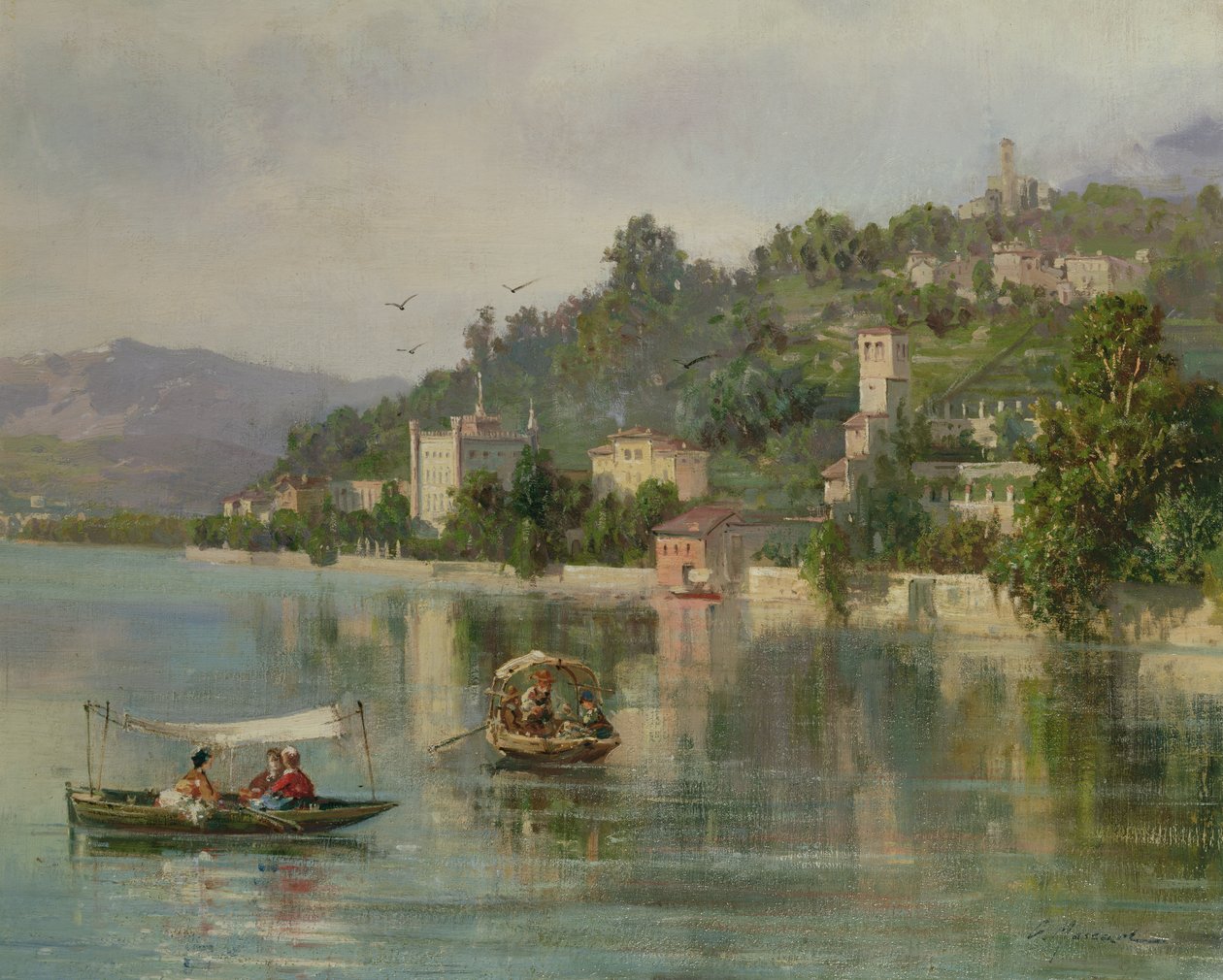 科莫湖 作者 古斯塔夫·马斯卡特（Gustave Mascart）