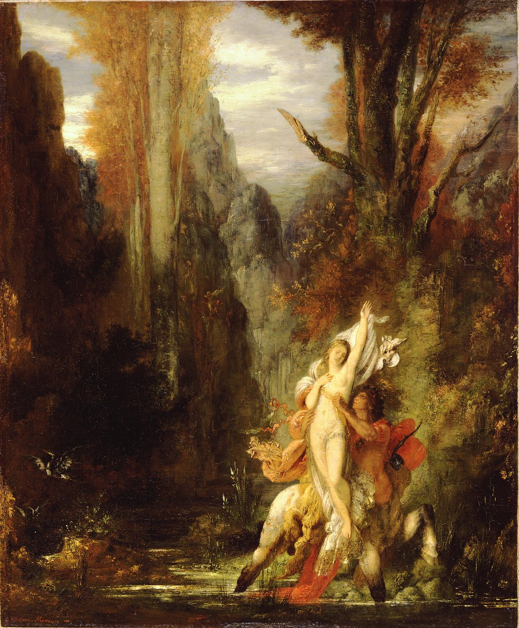 Dejanira（秋季），c.1872-3 作者 古斯塔夫·莫罗（Gustave Moreau）