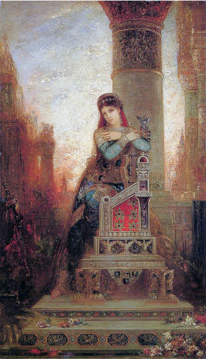 Desdemona，1875年 作者 古斯塔夫·莫罗（Gustave Moreau）