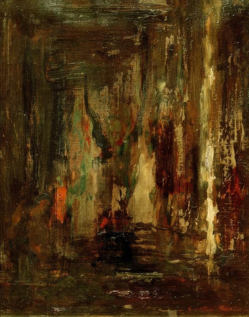 旅行者俄狄浦斯的素描 作者 古斯塔夫·莫罗（Gustave Moreau）