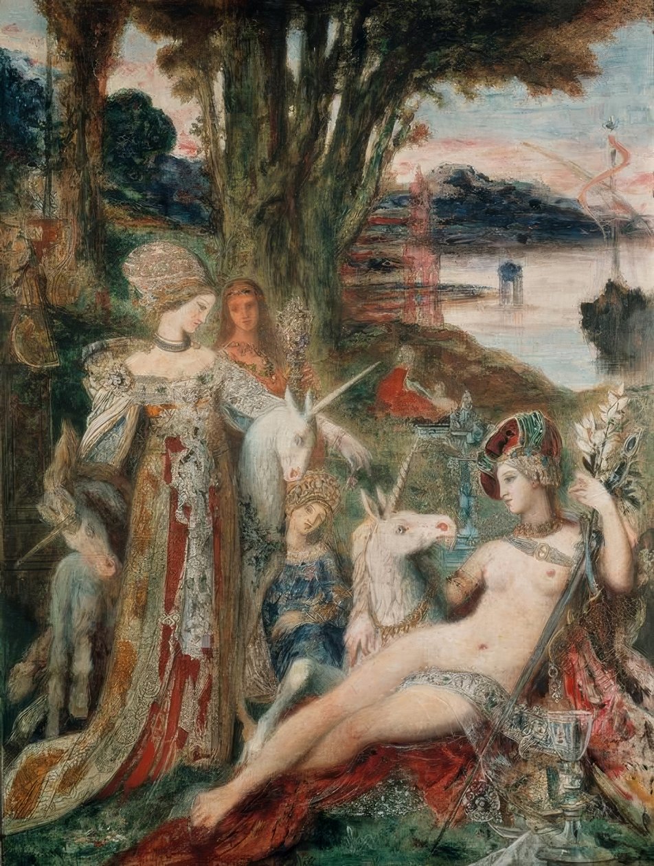 独角兽 作者 古斯塔夫·莫罗（Gustave Moreau）
