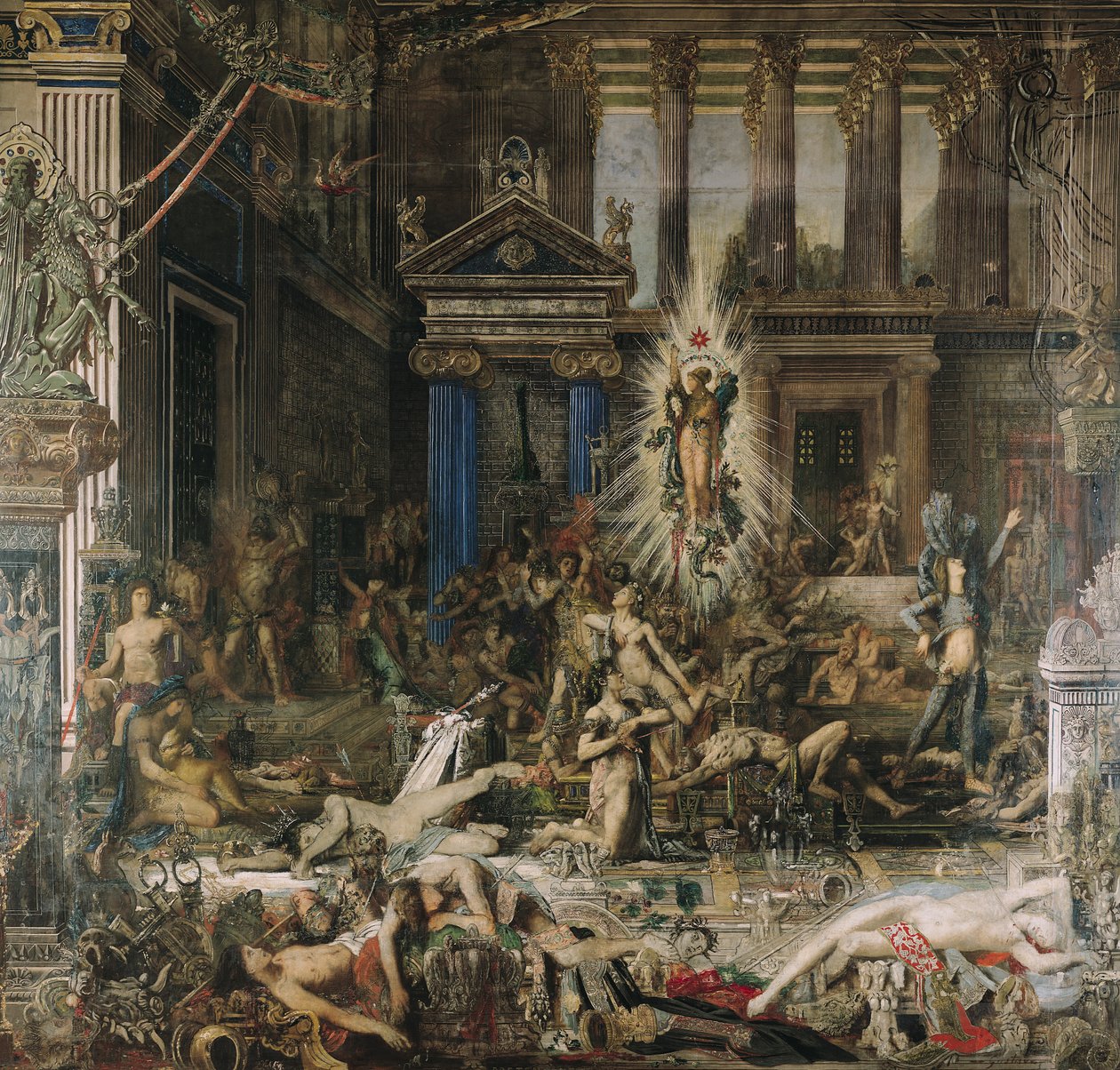 伪装者，1862-98 作者 古斯塔夫·莫罗（Gustave Moreau）