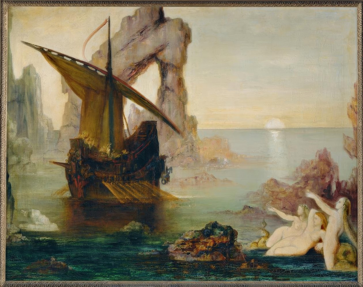 警报器（尤利西斯和警报器） 作者 古斯塔夫·莫罗（Gustave Moreau）