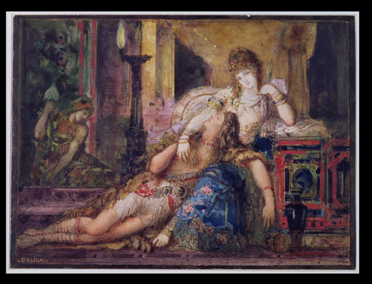 参孙和大利拉 作者 古斯塔夫·莫罗（Gustave Moreau）