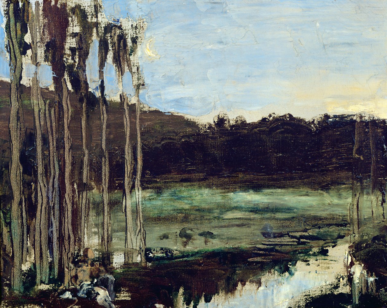 Etampes周围的环境 作者 古斯塔夫·莫罗（Gustave Moreau）