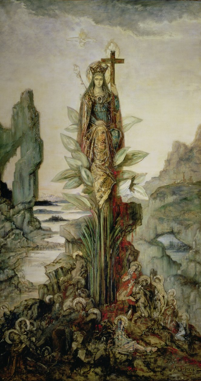 神秘之花 作者 古斯塔夫·莫罗（Gustave Moreau）