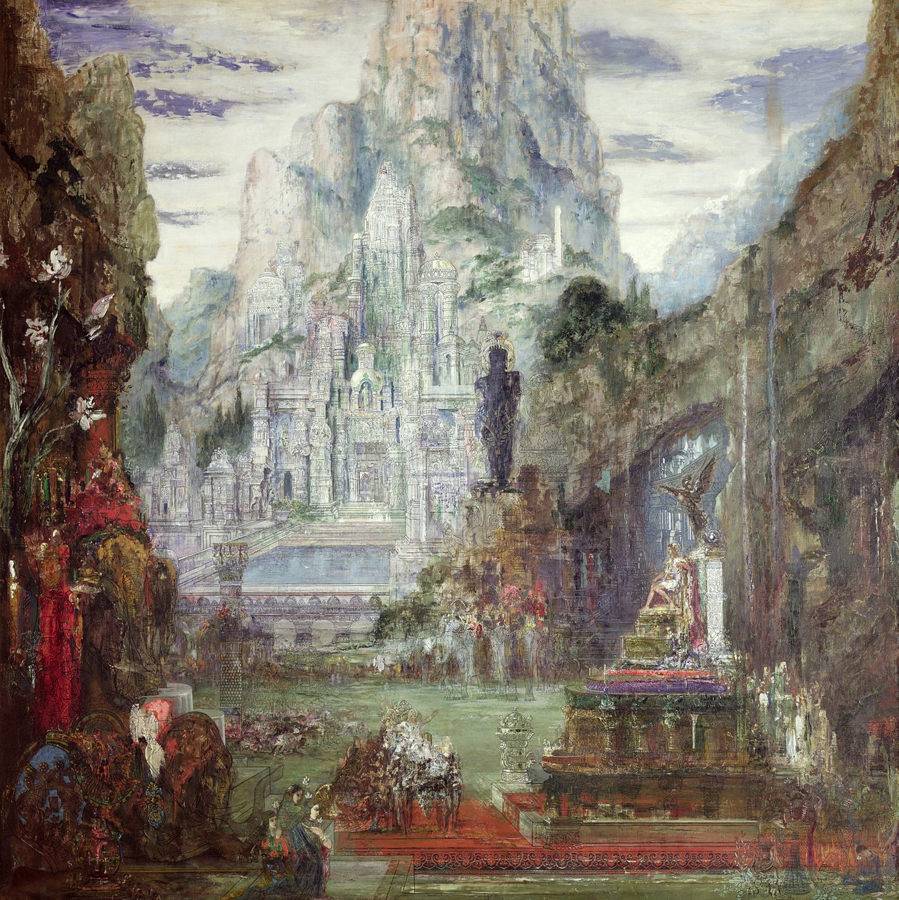 亚历山大大帝的胜利（356-323BC） 作者 古斯塔夫·莫罗（Gustave Moreau）