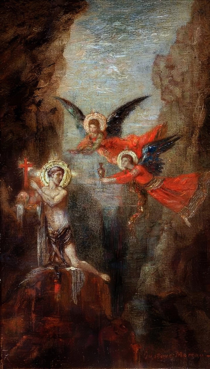 沙漠中的圣人 作者 古斯塔夫·莫罗（Gustave Moreau）
