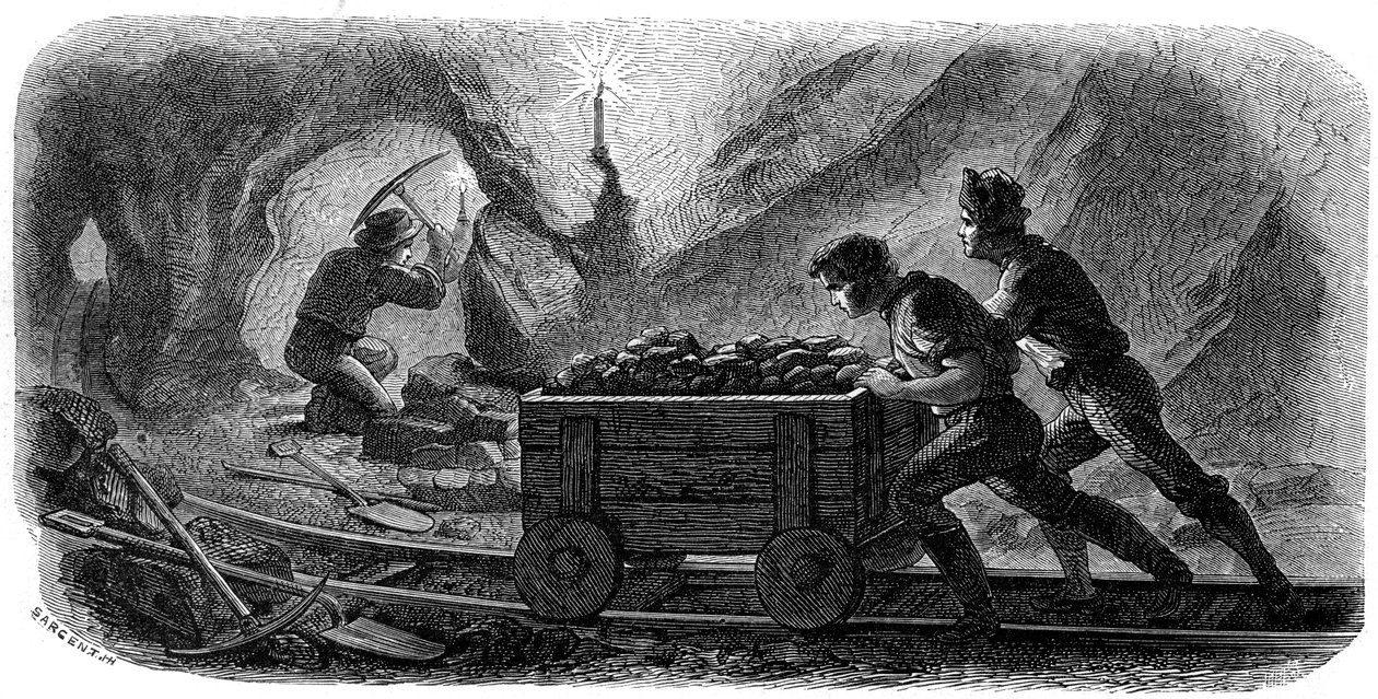 1859年，加利福尼亚州的石英矿业。 作者 古斯塔夫·阿道夫·查斯顿·巴克