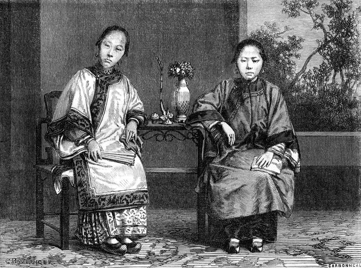 女商人，19世纪，加利福尼亚州旧金山。 作者 古斯塔夫·克拉伦斯·罗道夫·布朗厄尔