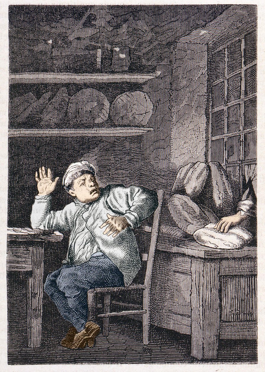 Le vol de Jean Valjean - 生病的维克多雨果的“悲惨世界”。 由 Brion，编辑。 黑泽尔和拉克鲁瓦 作者 古斯塔夫·布里昂（Gustave Brion）