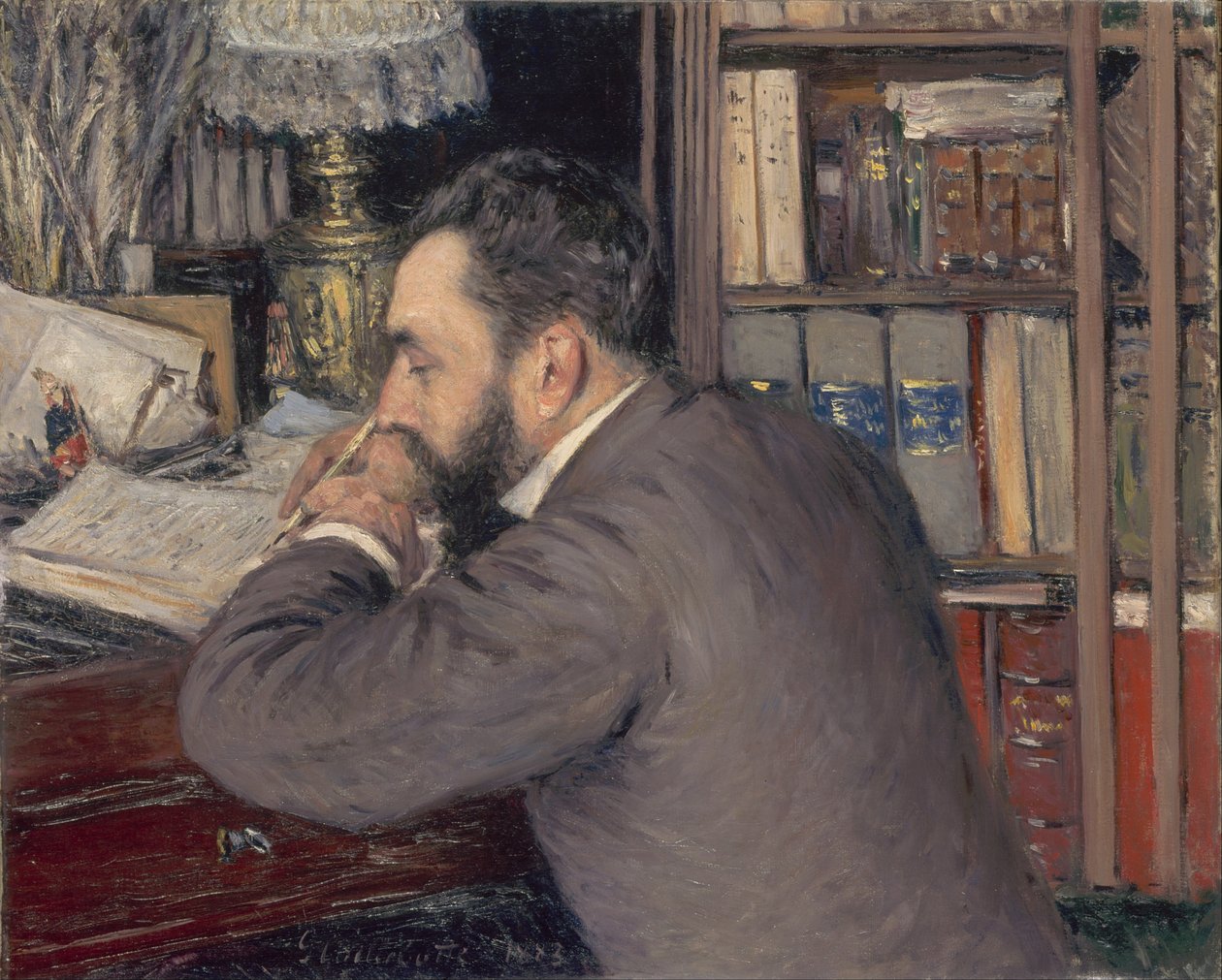 亨利·科迪埃（Henri Cordier）1849-1925、1883 作者 古斯塔夫·卡耶博特