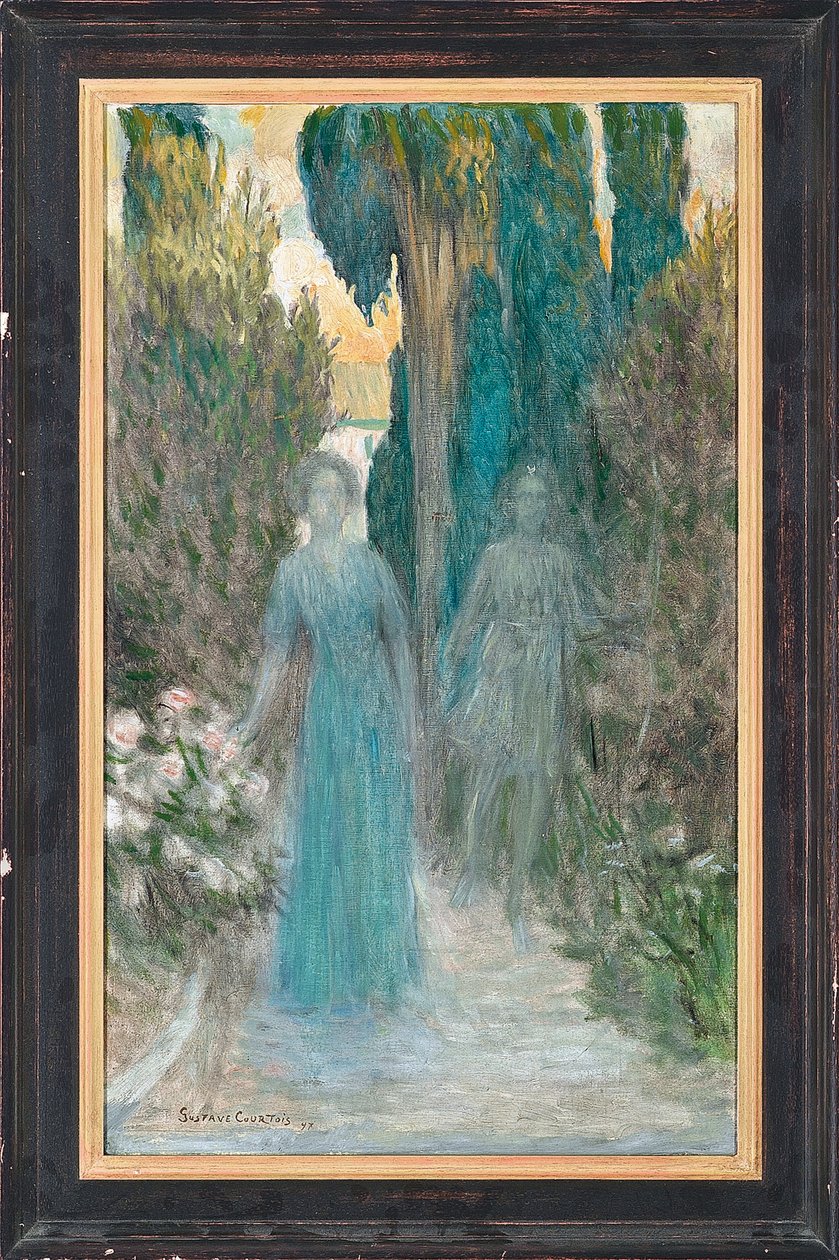 戴安娜和侍从，1897年 作者 古斯塔夫·克洛德·艾蒂安·科图瓦斯