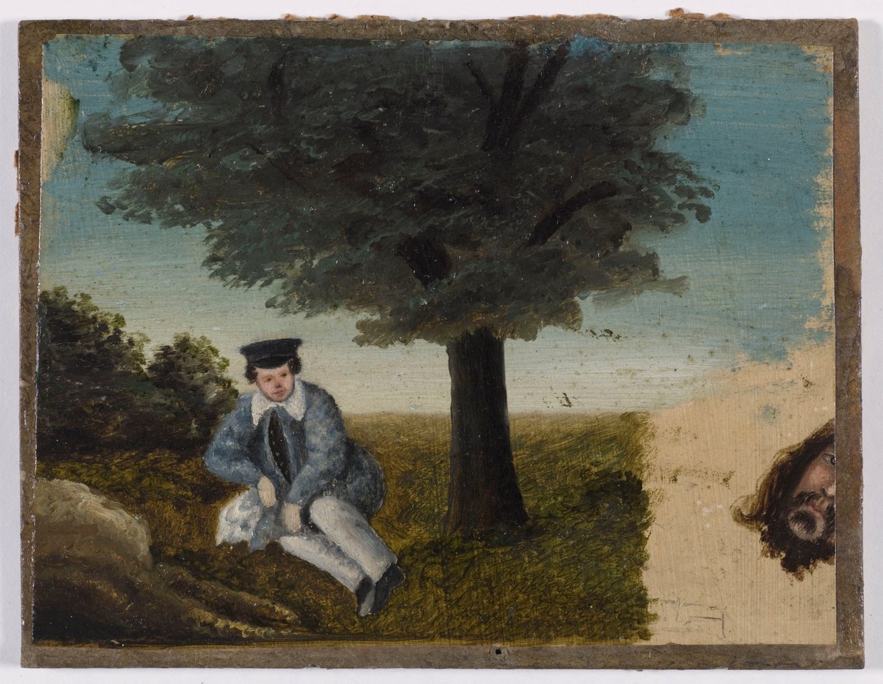 法文：Autoportrait de Gustave Courbet à l