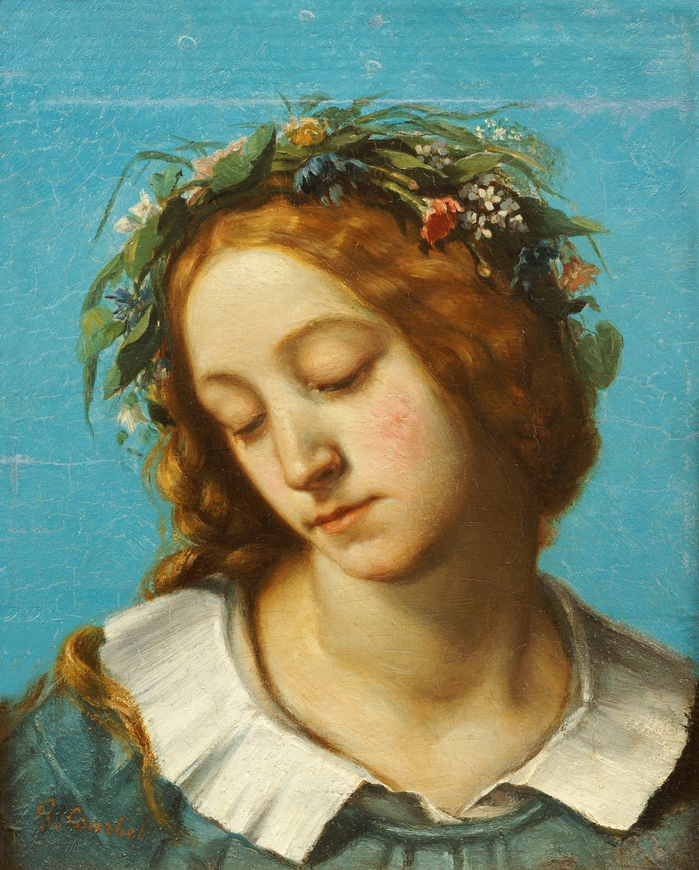 奥菲利亚（Ophelia），1842年 作者 古斯塔夫·库尔贝