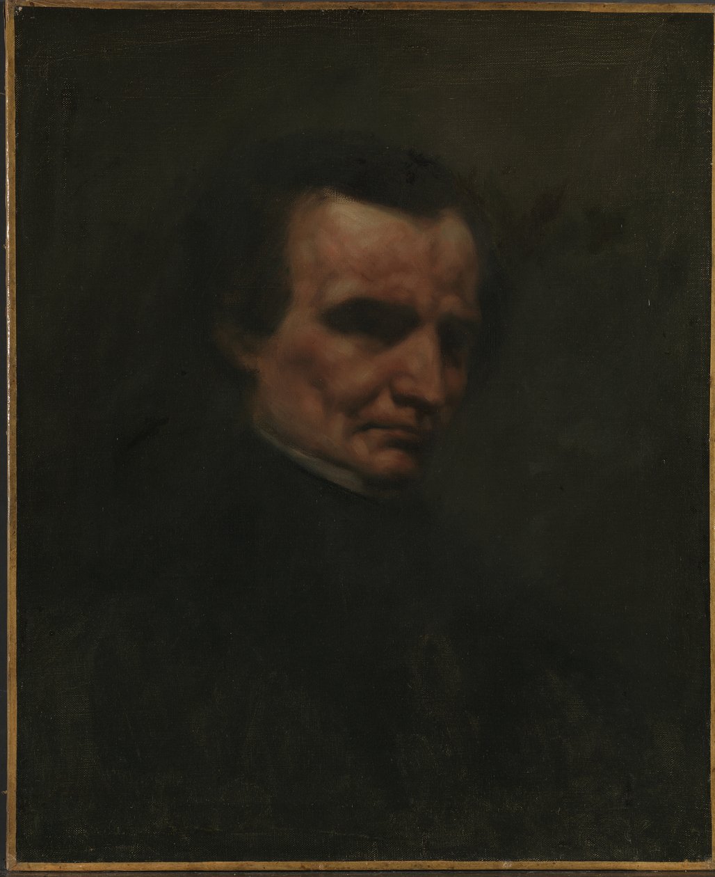 赫克托·贝利奥兹（Hector Berlioz）肖像1803-1869，c。 1850年。 作者 古斯塔夫·库尔贝