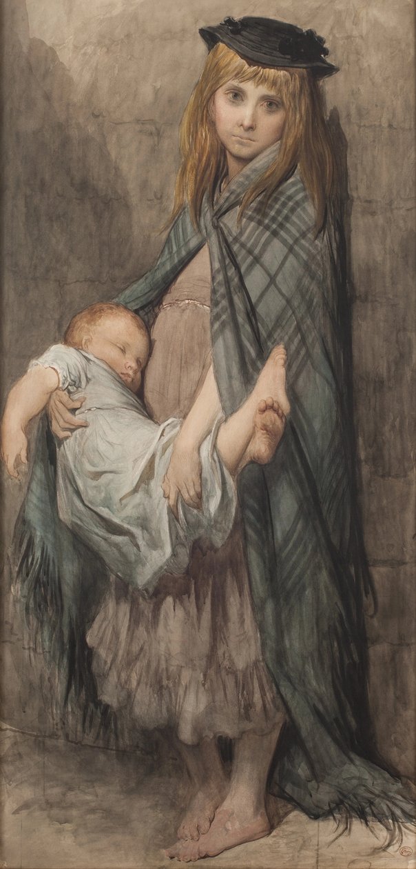 伦敦的贫困儿童 作者 古斯塔夫·多尔（Gustave Dore）