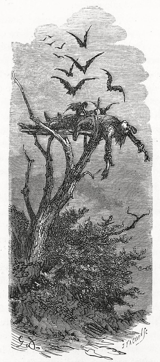 凯尔特天空葬礼，1866年 作者 古斯塔夫·多尔（Gustave Dore）