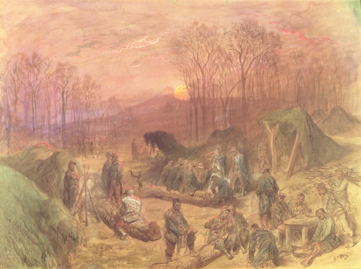 军事营地 作者 古斯塔夫·多尔（Gustave Dore）