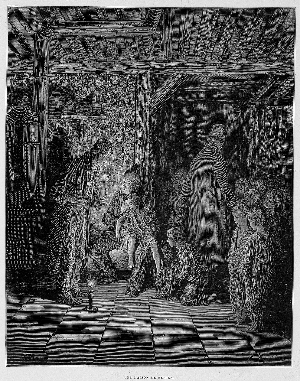 一所避难所--古斯塔夫-多尔的《伦敦》中 作者 古斯塔夫·多尔（Gustave Dore）