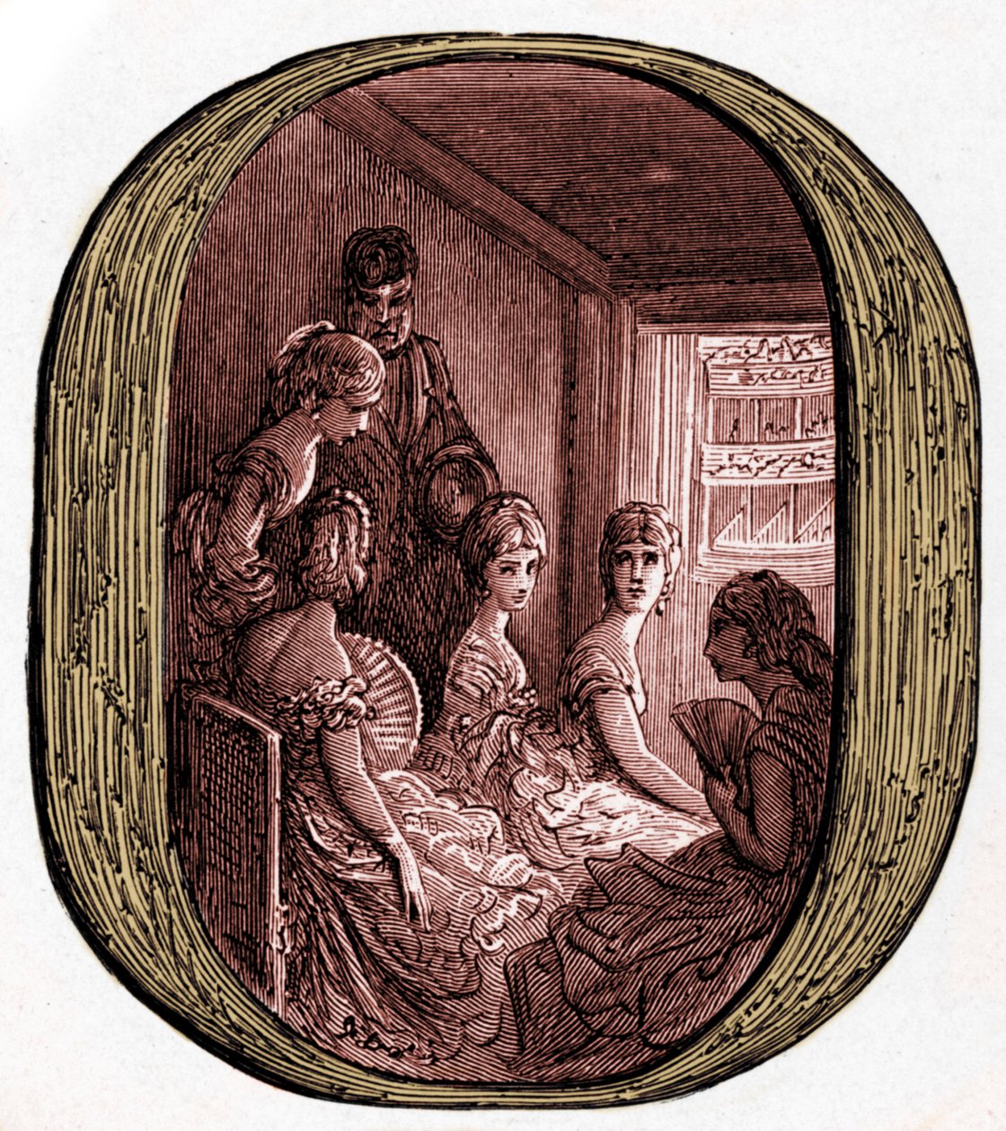 Doré皇家歌剧院的歌剧盒 作者 古斯塔夫·多尔（Gustave Dore）