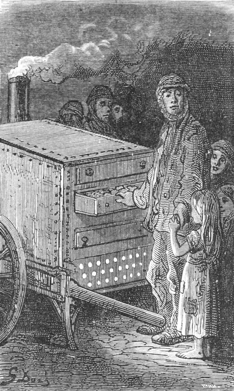 烤土豆人》，1872年。   作者 古斯塔夫·多尔（Gustave Dore）