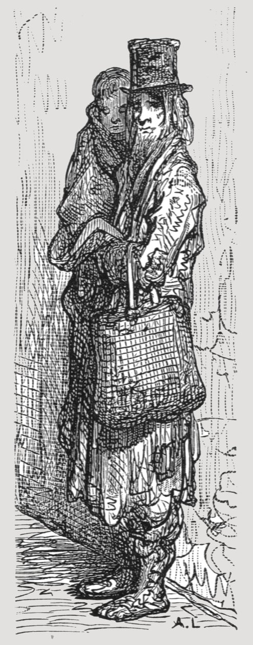 破碎》，1872年。   作者 古斯塔夫·多尔（Gustave Dore）