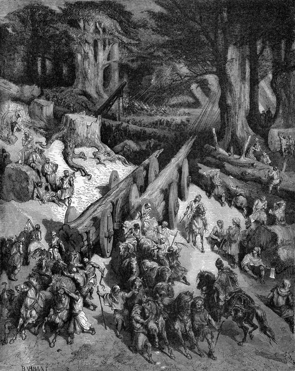 建造耶路撒冷的圣殿 作者 古斯塔夫·多尔（Gustave Dore）