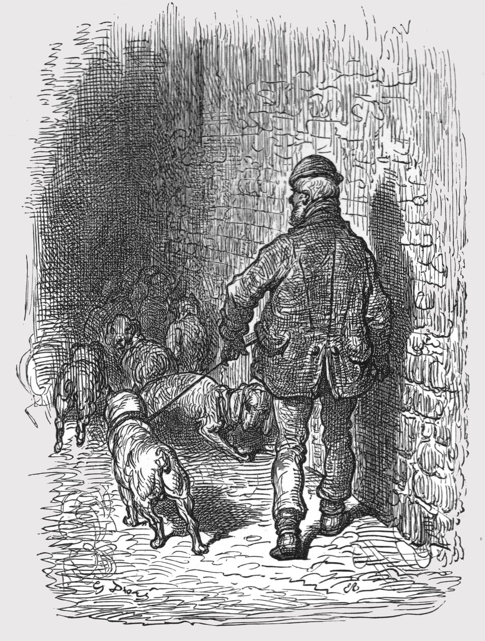 斗牛犬》，1872年。   作者 古斯塔夫·多尔（Gustave Dore）