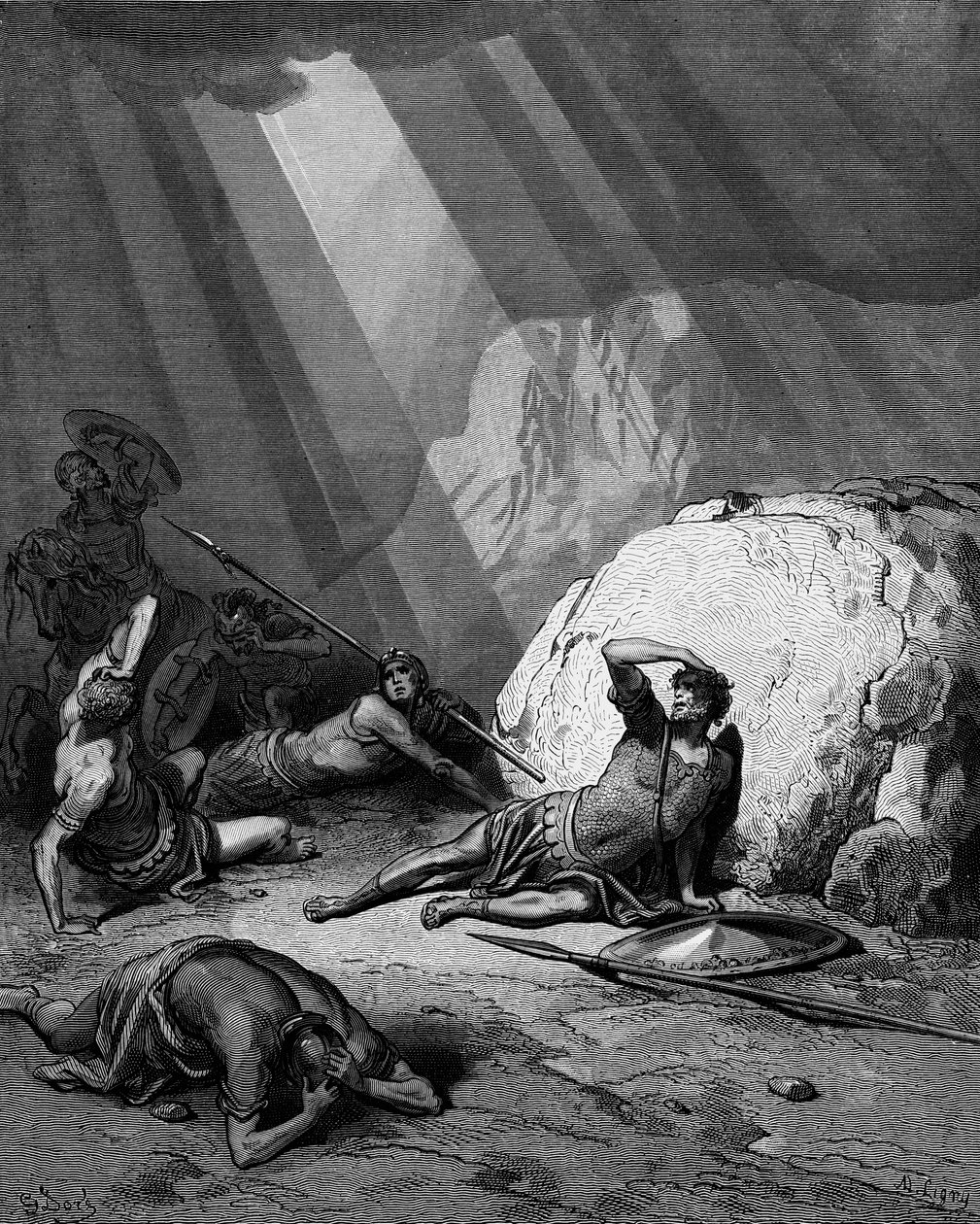 1865-1866年，圣保罗改建大马士革之路 作者 古斯塔夫·多尔（Gustave Dore）