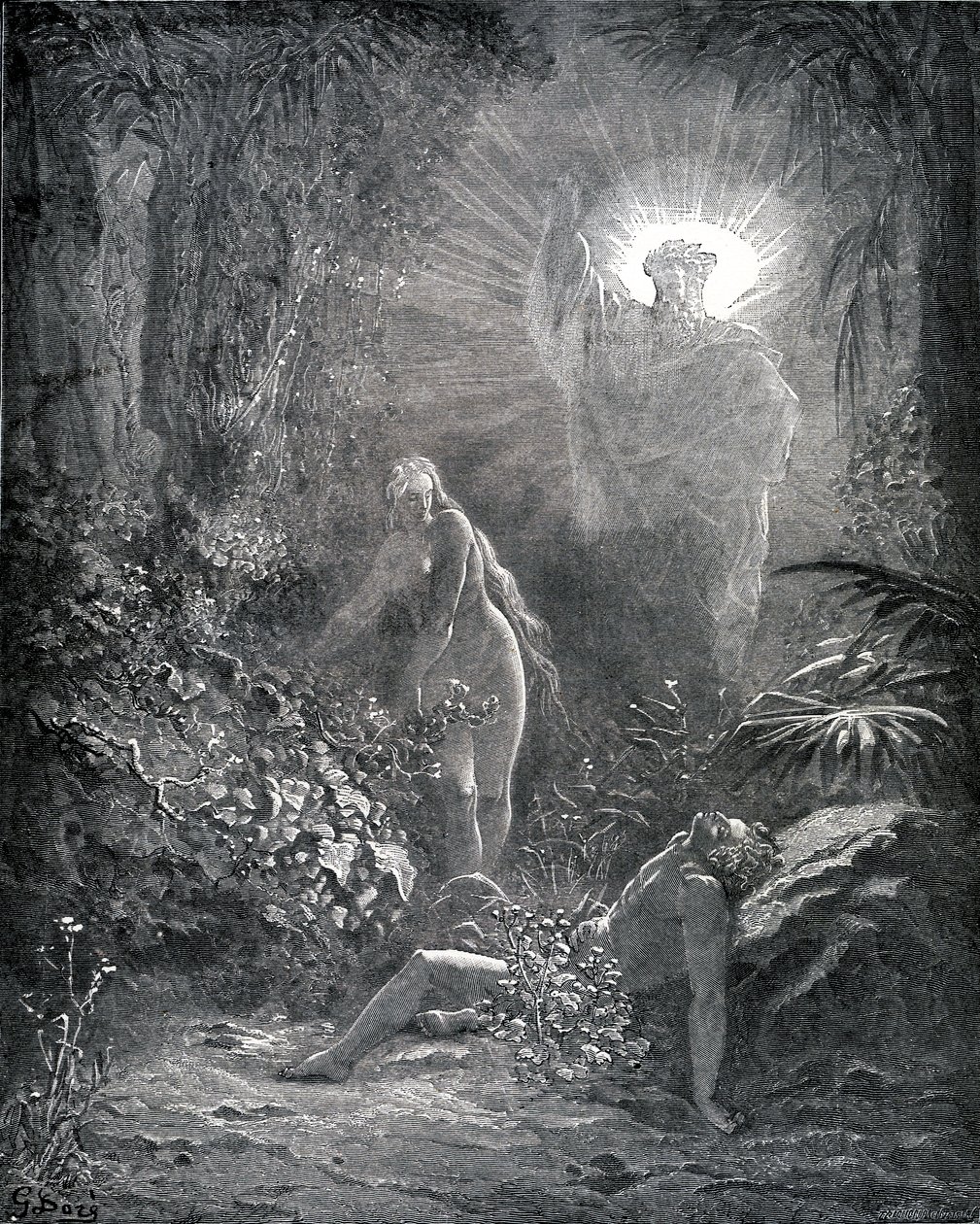 夏娃的创造 作者 古斯塔夫·多尔（Gustave Dore）