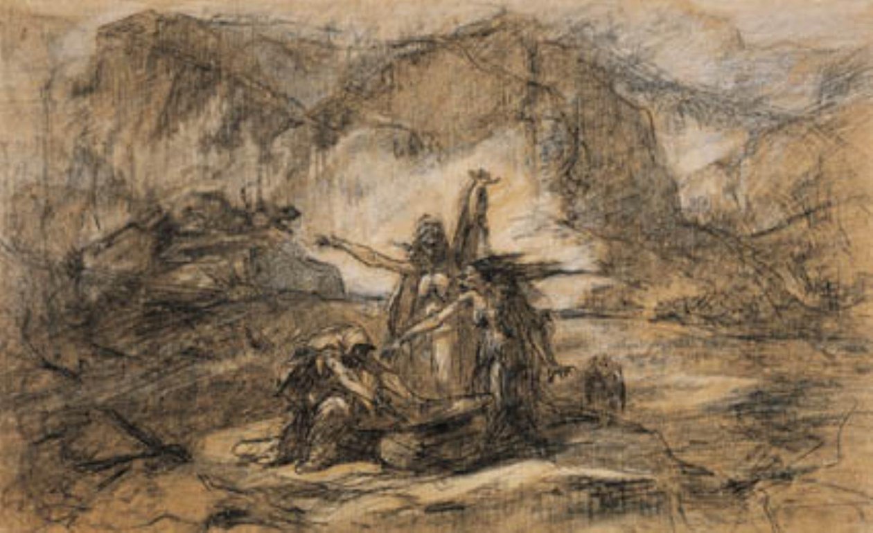 莎士比亚《麦克白》中的三个女巫 作者 古斯塔夫·多尔（Gustave Dore）