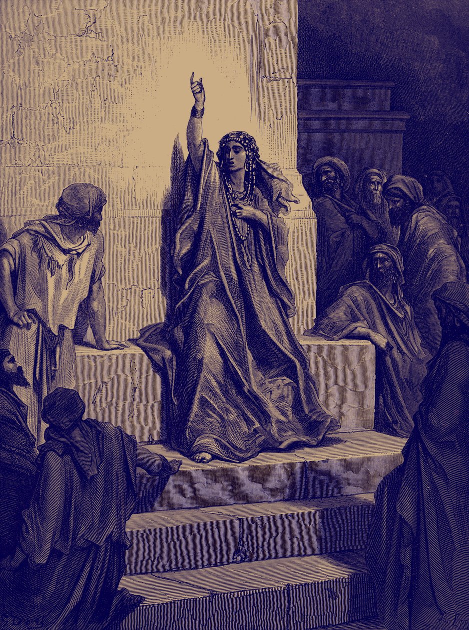 德博拉的胜利之歌》，作者是多雷。- 圣经 作者 古斯塔夫·多尔（Gustave Dore）