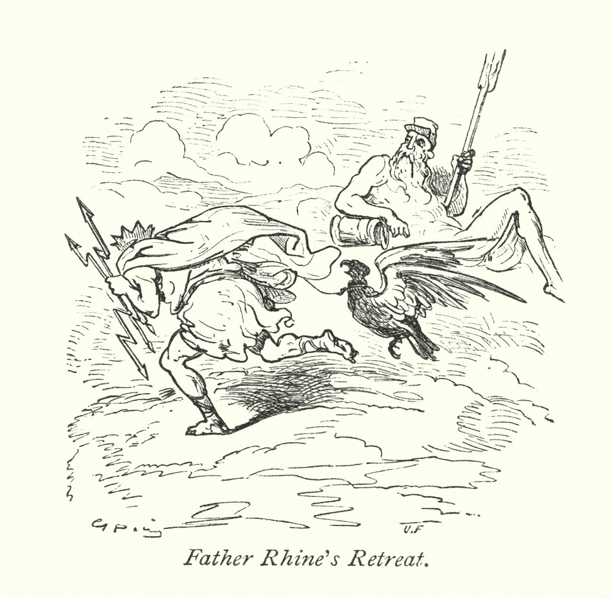 莱茵神父的退隐（雕刻） 作者 古斯塔夫·多尔（Gustave Dore）