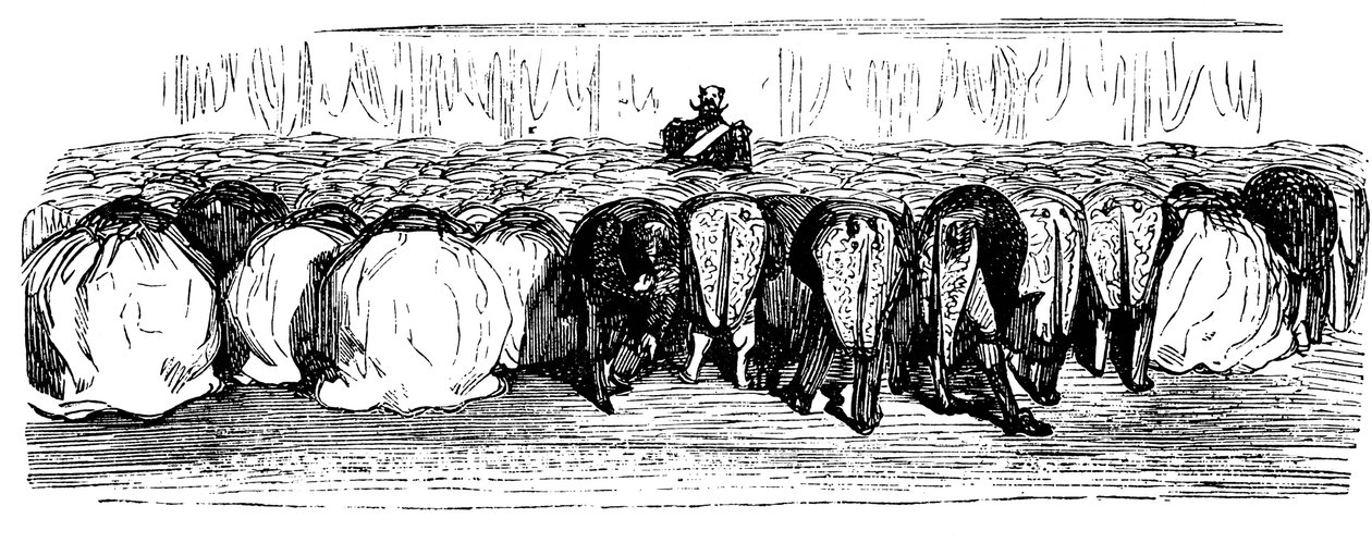 圣俄罗斯的历史。 1854年在冬宫举行的盛大舞会。 作者 古斯塔夫·多尔（Gustave Dore）