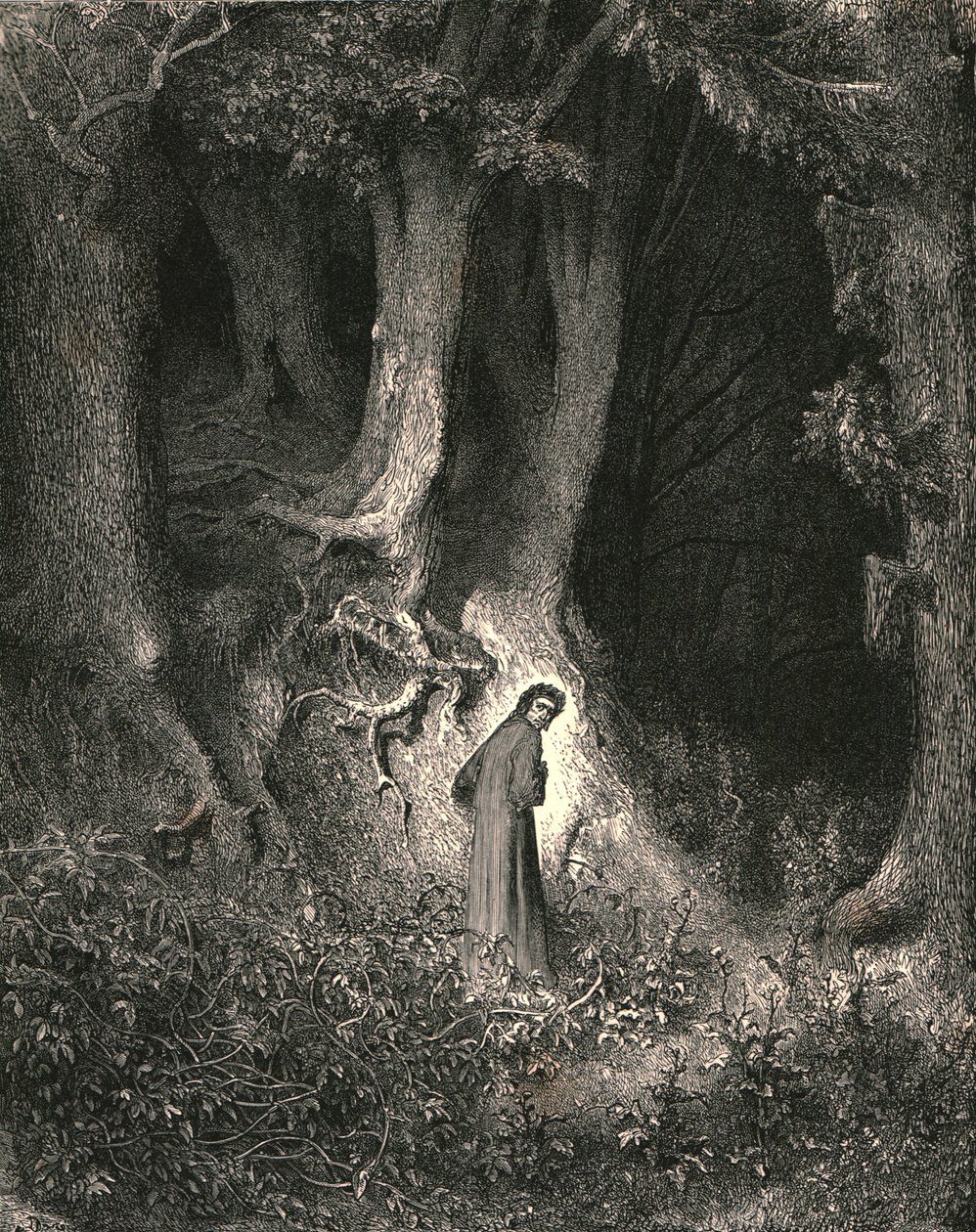 在我们的凡人生活中，c1890。 作者 古斯塔夫·多尔（Gustave Dore）