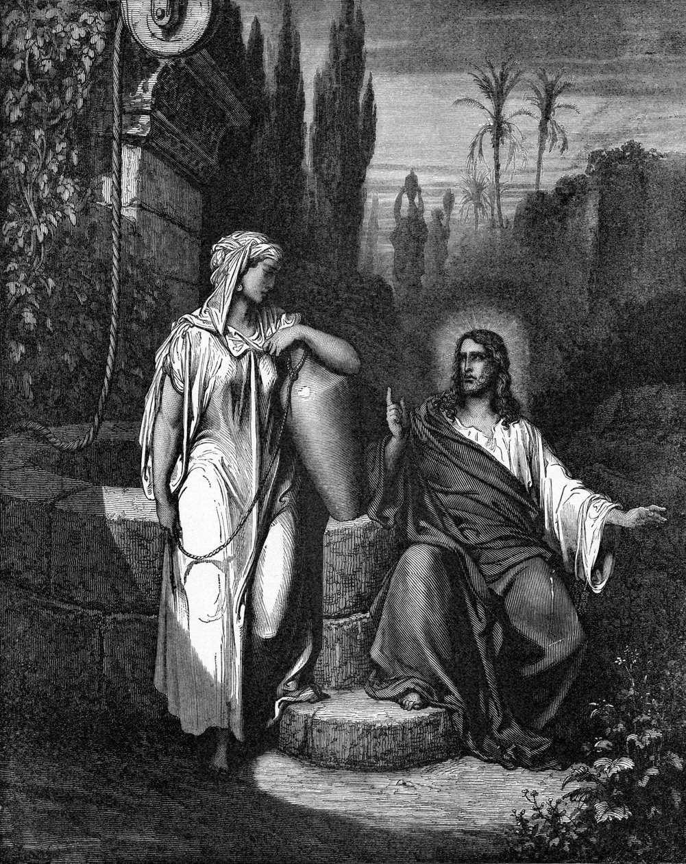 耶稣和撒玛利亚的女人 作者 古斯塔夫·多尔（Gustave Dore）
