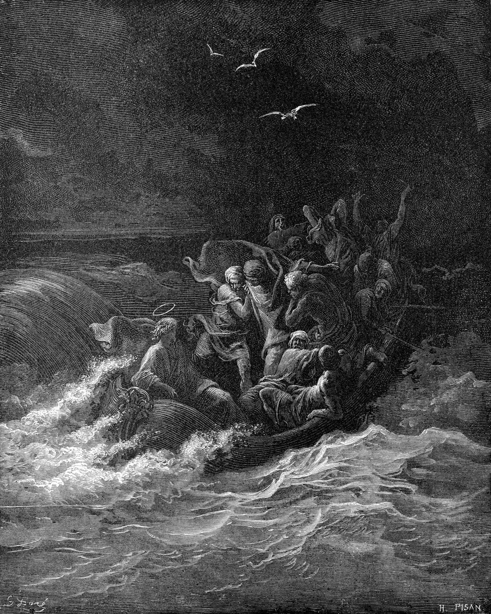 耶稣平息了风暴 作者 古斯塔夫·多尔（Gustave Dore）