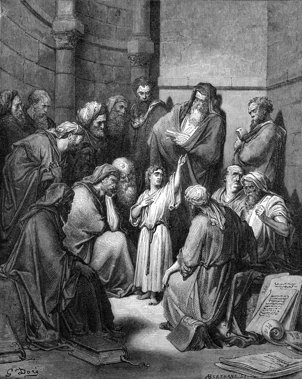 耶稣向医生提问 作者 古斯塔夫·多尔（Gustave Dore）