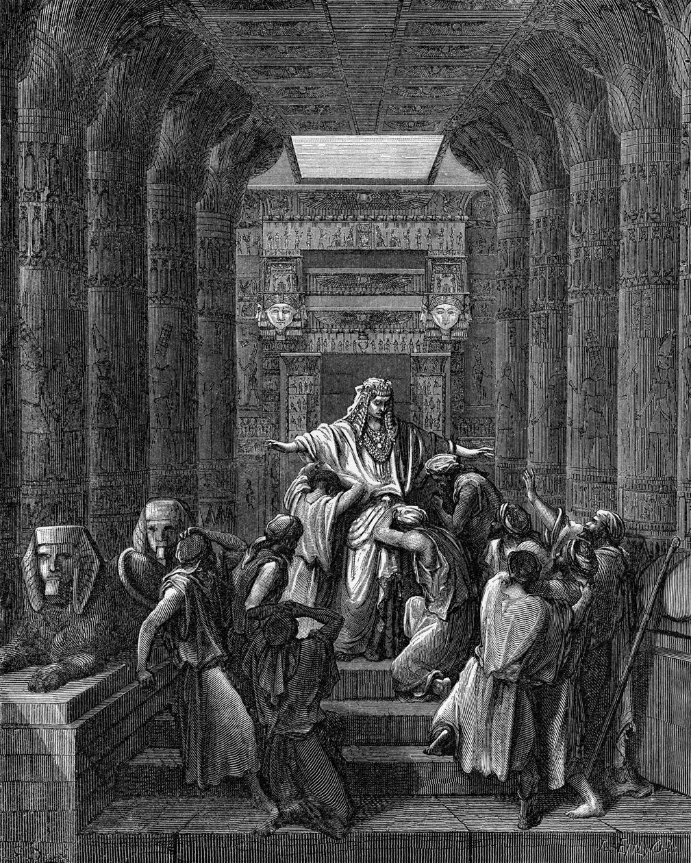 约瑟与他的兄弟们团聚 作者 古斯塔夫·多尔（Gustave Dore）