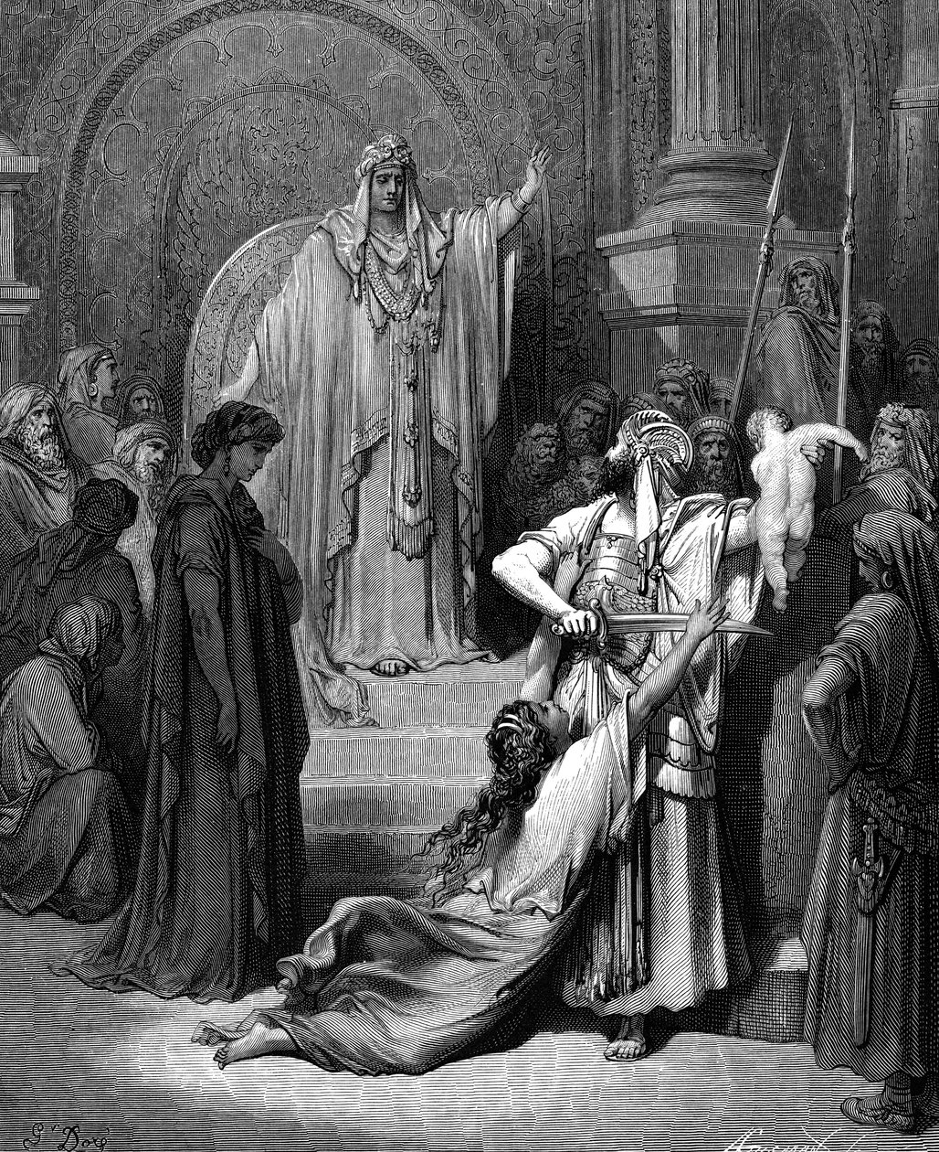 所罗门审判，1866年 作者 古斯塔夫·多尔（Gustave Dore）