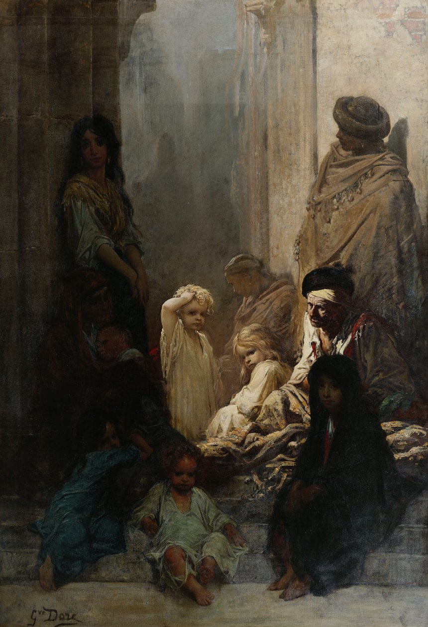 La Siesta-Espagne纪念品，1868年 作者 古斯塔夫·多尔（Gustave Dore）