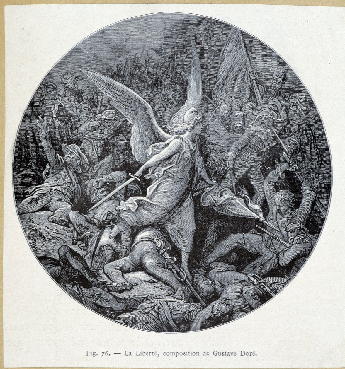 自由，古斯塔夫·多雷 (Gustave Doré) 雕刻 作者 古斯塔夫·多尔（Gustave Dore）