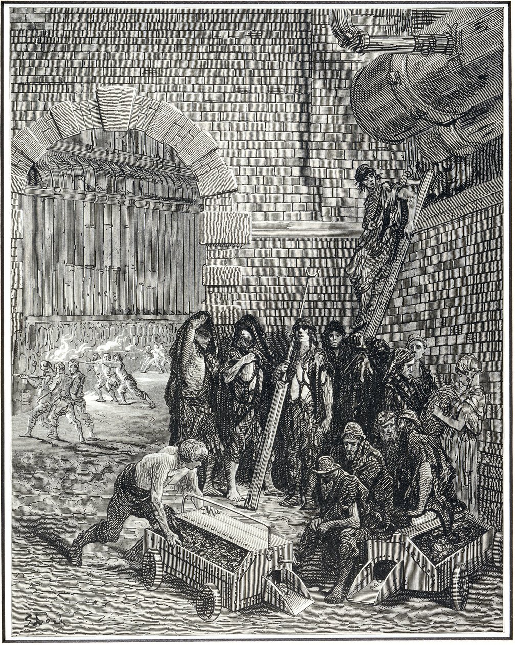 兰贝斯煤气厂，1872年 作者 古斯塔夫·多尔（Gustave Dore）