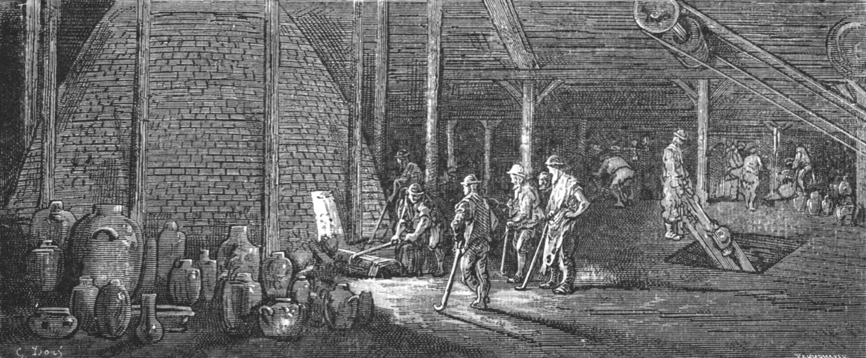 兰贝斯陶器厂"，1872年。   作者 古斯塔夫·多尔（Gustave Dore）
