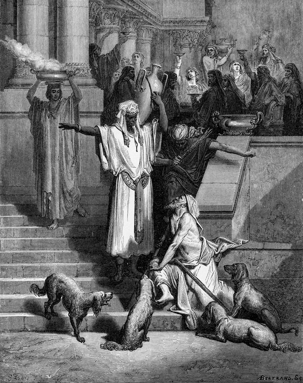 拉撒路和富人 作者 古斯塔夫·多尔（Gustave Dore）