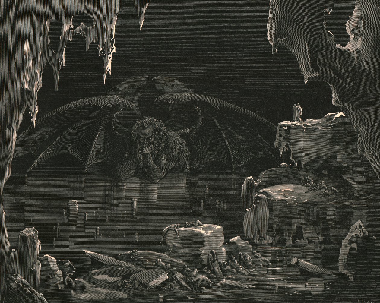 ！他惊呼，迪斯，大约1890年。 作者 古斯塔夫·多尔（Gustave Dore）