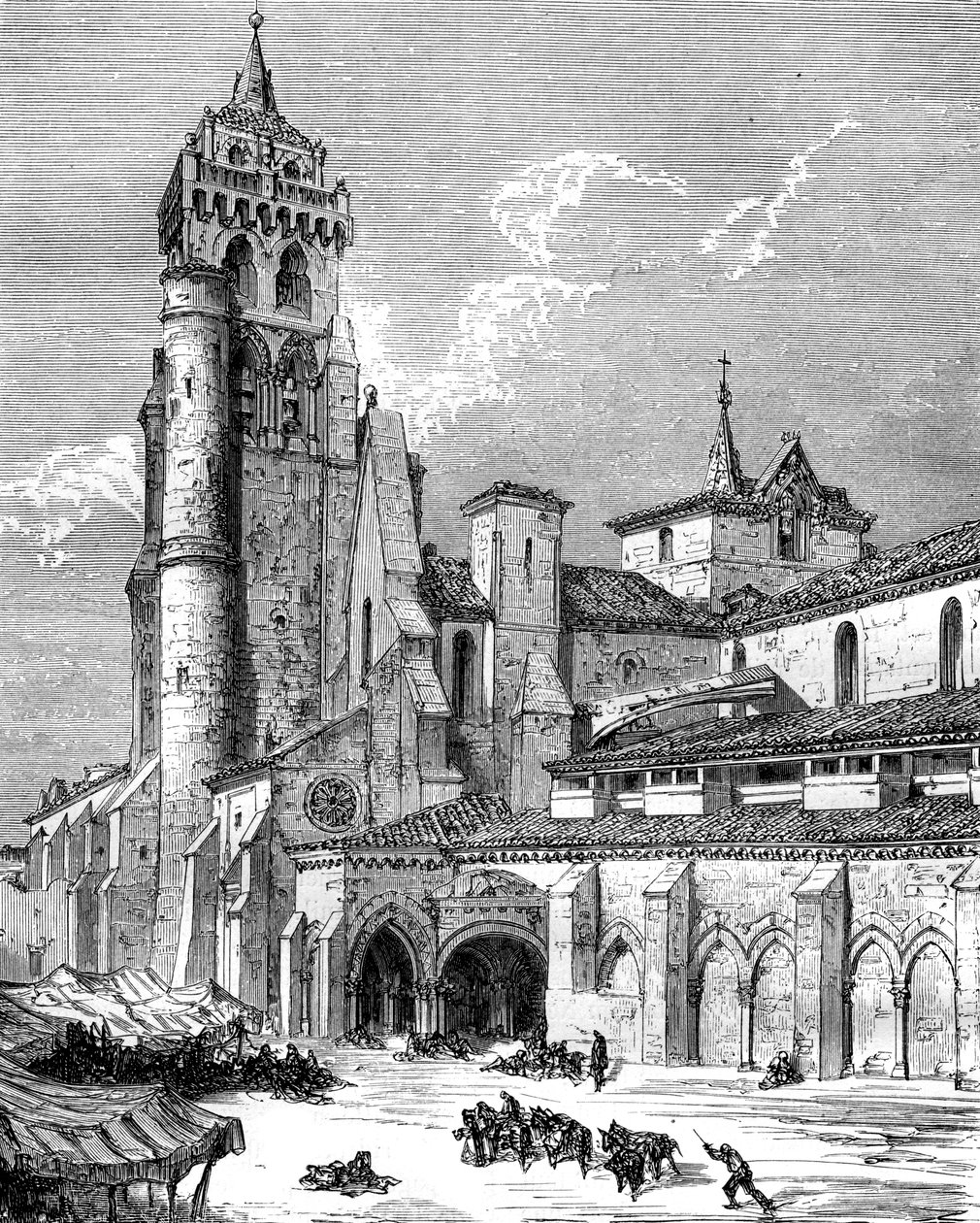 拉斯韦尔加斯修道院，西班牙布尔戈斯，十九世纪 作者 古斯塔夫·多尔（Gustave Dore）