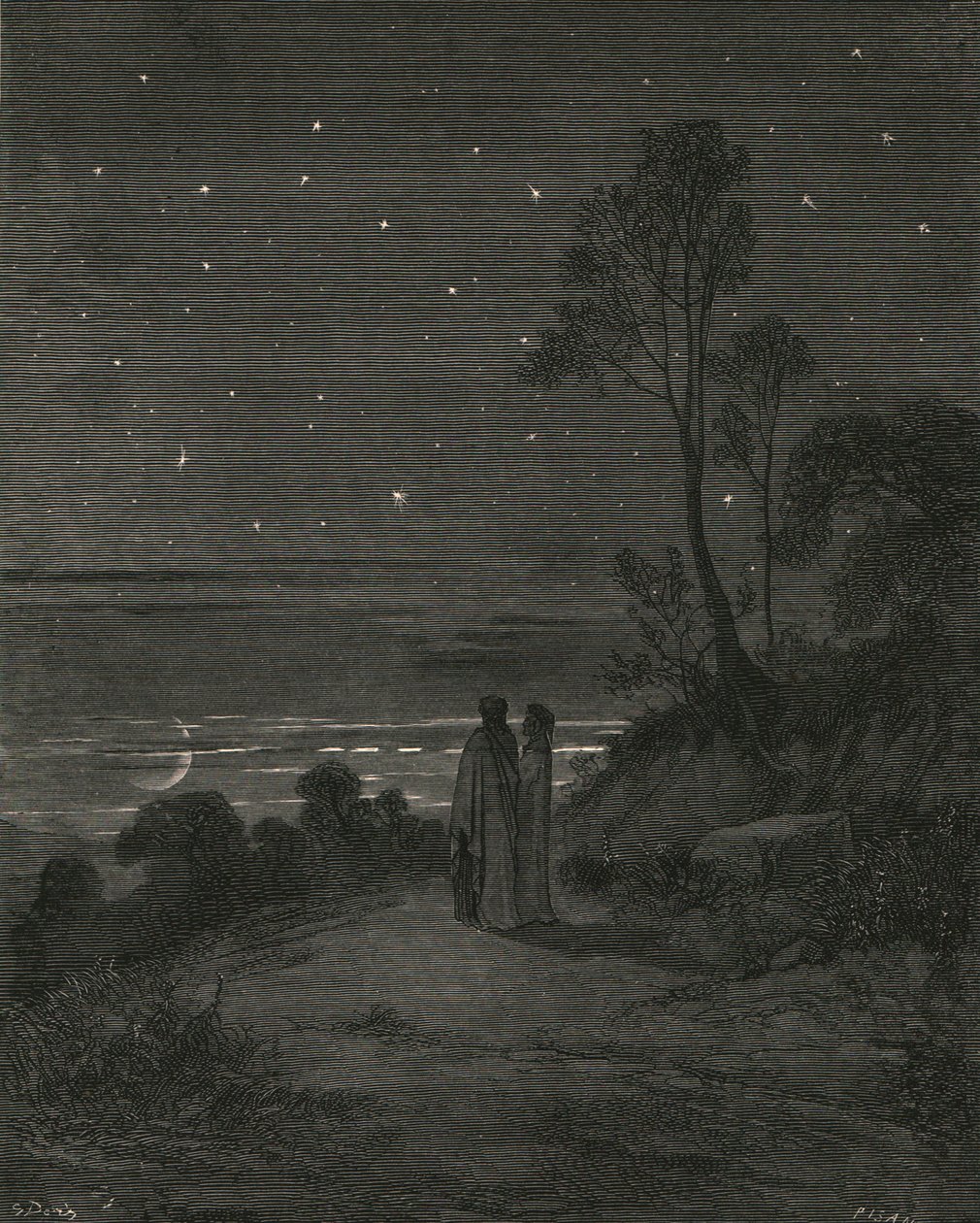 现在是离开的那天，c1890。 作者 古斯塔夫·多尔（Gustave Dore）